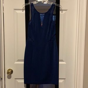 Guess fitted blue dress